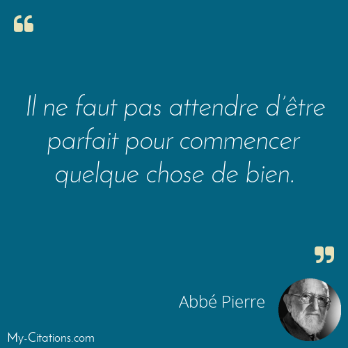 Citation Abbe Pierre