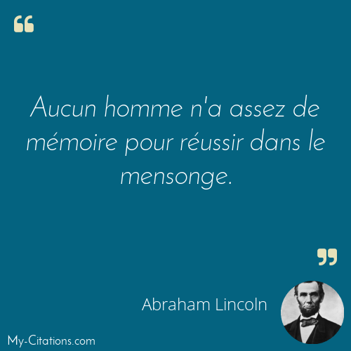 Citation Abraham Lincoln