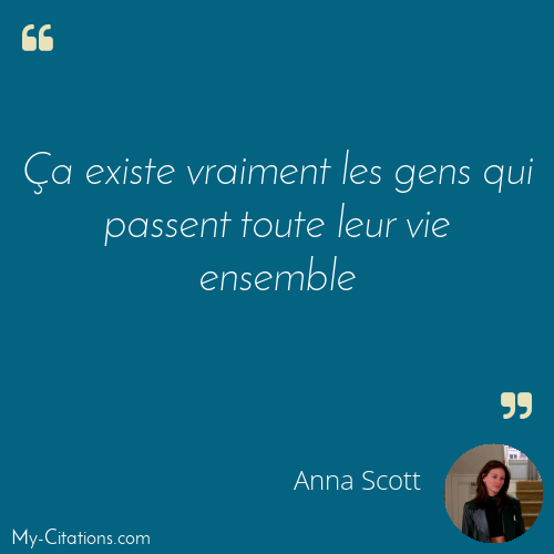 Citation, Coup de Foudre à Notting Hill, Anna Scott