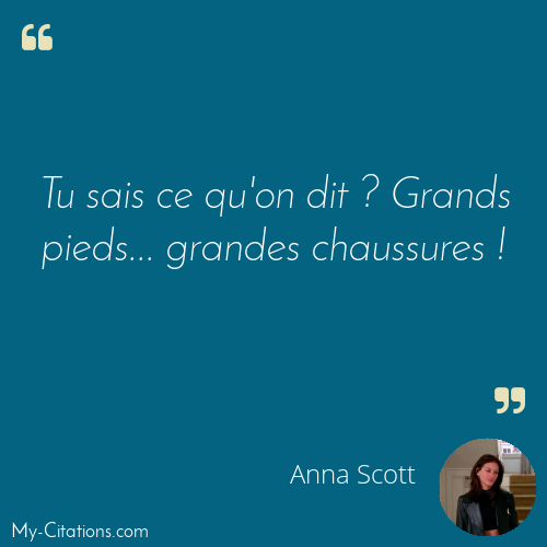 Citation, Coup de Foudre à Notting Hill, Anna Scott