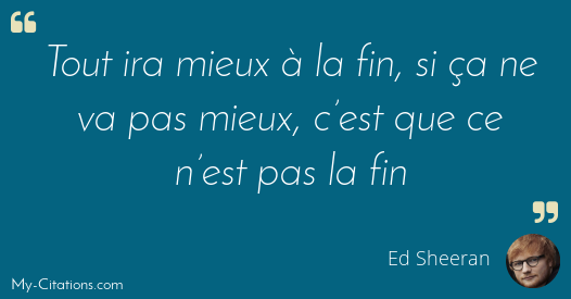 Citation Ed Sheeran