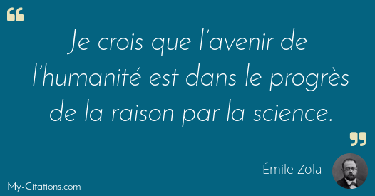 Citation Emile Zola