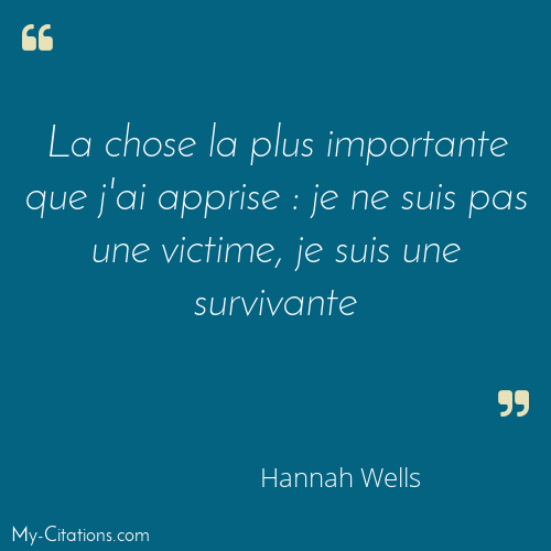 Citation, Off Campus, Hannah Wells