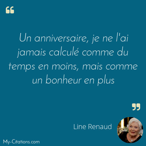 Citation, Line Renaud