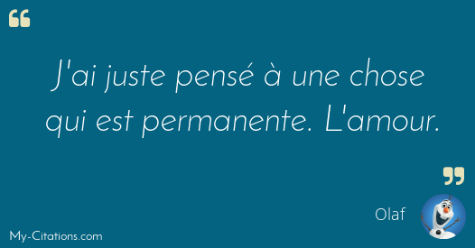 Citation Olaf