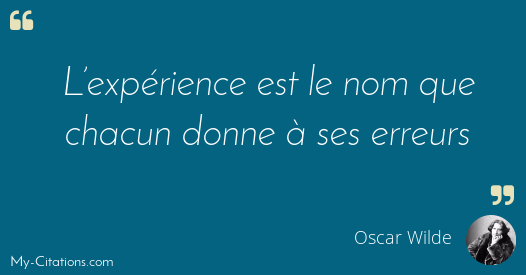 Citation Oscar Wilde Citation Oscar Wilde
