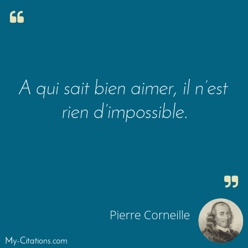 Citation Pierre Corneille