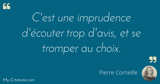 Citation Pierre Corneille