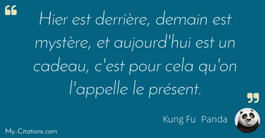 Citation Kung Fu Panda
