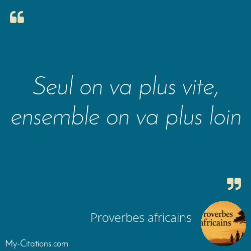 Citation, Proverbes africains