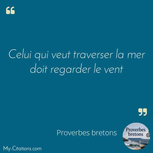 Citation, Proverbes bretons