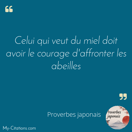 Citation, Proverbes japonais