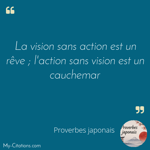 Citation, Proverbes japonais