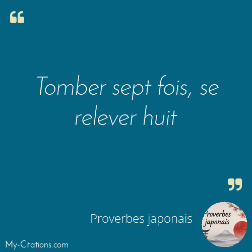Citation, Proverbes japonais