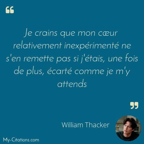 Citation, Coup de Foudre à Notting Hill, William Thacker